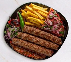 Beef Kebabs Plate